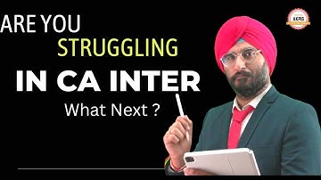 Struggling to Clear CA? ACCA After CA Inter/IPCC I what after ca inter I Course After CA inter #ca