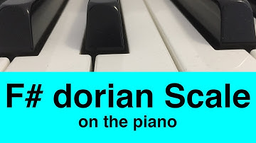 F# Dorian Scale Piano Tutorial✨