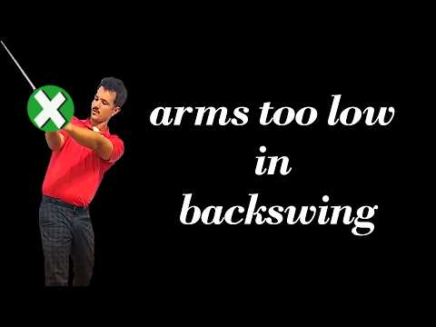 Why You Flip at Impact - Arms Too Low In Backswing (FIX)