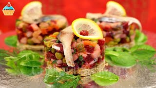 ВИНЕГРЕТ С СЕЛЬДЬЮ для Новогоднего стола - ну, оОчень вкусный! ВИНЕГРЕТ С СЕЛЬДЬЮ для Новогоднего стола - ну, оОчень вкусный!