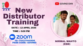 #dxn #new #distributor #traning // Mr. Nirmal Mahto (ESD) // #zoommeeting #videos #zoom #videos #dxn