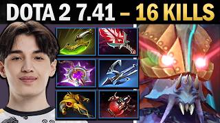Slardar Dota 2 7.41 with Harpoon and Bloodthorn - Dota 2 Gameplay