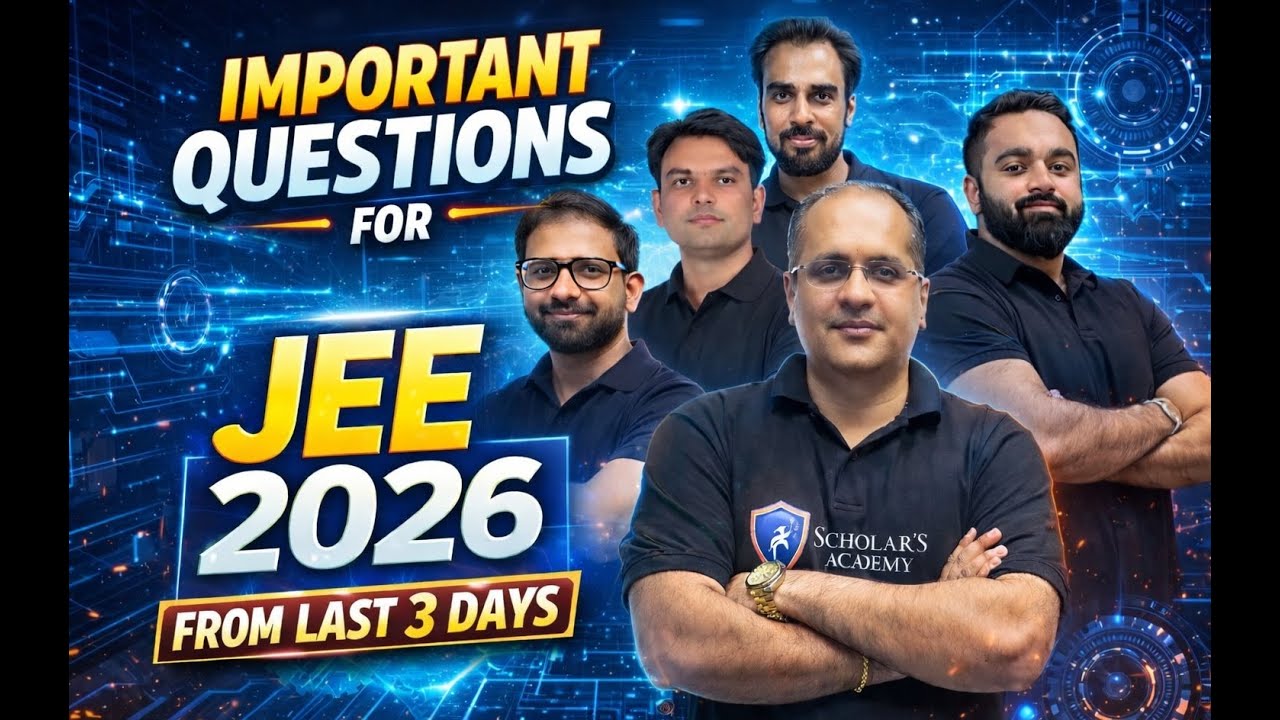 JEE Mains 2026 Most Important Questions - YouTube