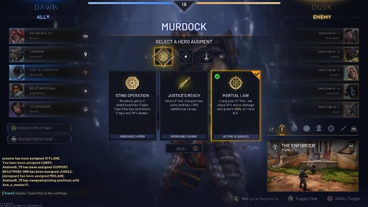 Predecessor Murdock with Renna duo