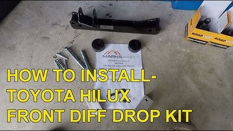Diff Drop Tutorial - SR5 Toyota Hilux / 4 Runner