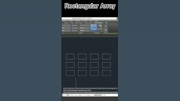 Array command || AutoCad beginner || Rectangular Array || #array #cadtutorials #autocad #beginner