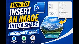 How to Insert an Image into a Shape in Microsoft Word