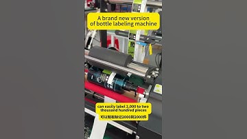 Yuezhou round bottle labeling machine for plastic bodycare products labeling test for our customers