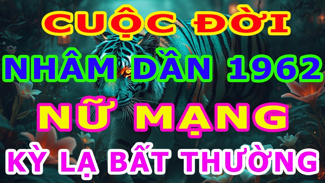 Tử Vi Trọn Đời Nữ Mạng Tuổi Nhâm Dần 1962 Năm 2026, Một Cuộc Đời Kỳ Lạ
