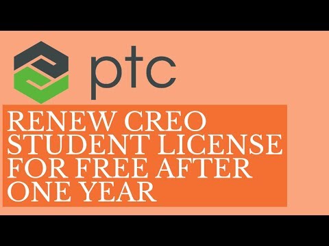 Renew Creo Parametric Student License - How To