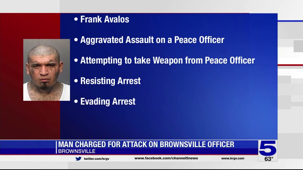 Man charged in attack on Brownsville police officer - YouTube