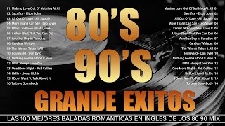 Las Mejores Baladas En Ingles De Los 80 y 90 - Romanticas Viejitas en Ingles 80's y 90's