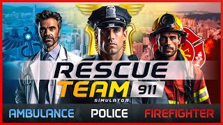 Rescue Team 911 Simulator - Ambulance, Police, Firefighter - Nintendo Switch Gameplay screenshot 3