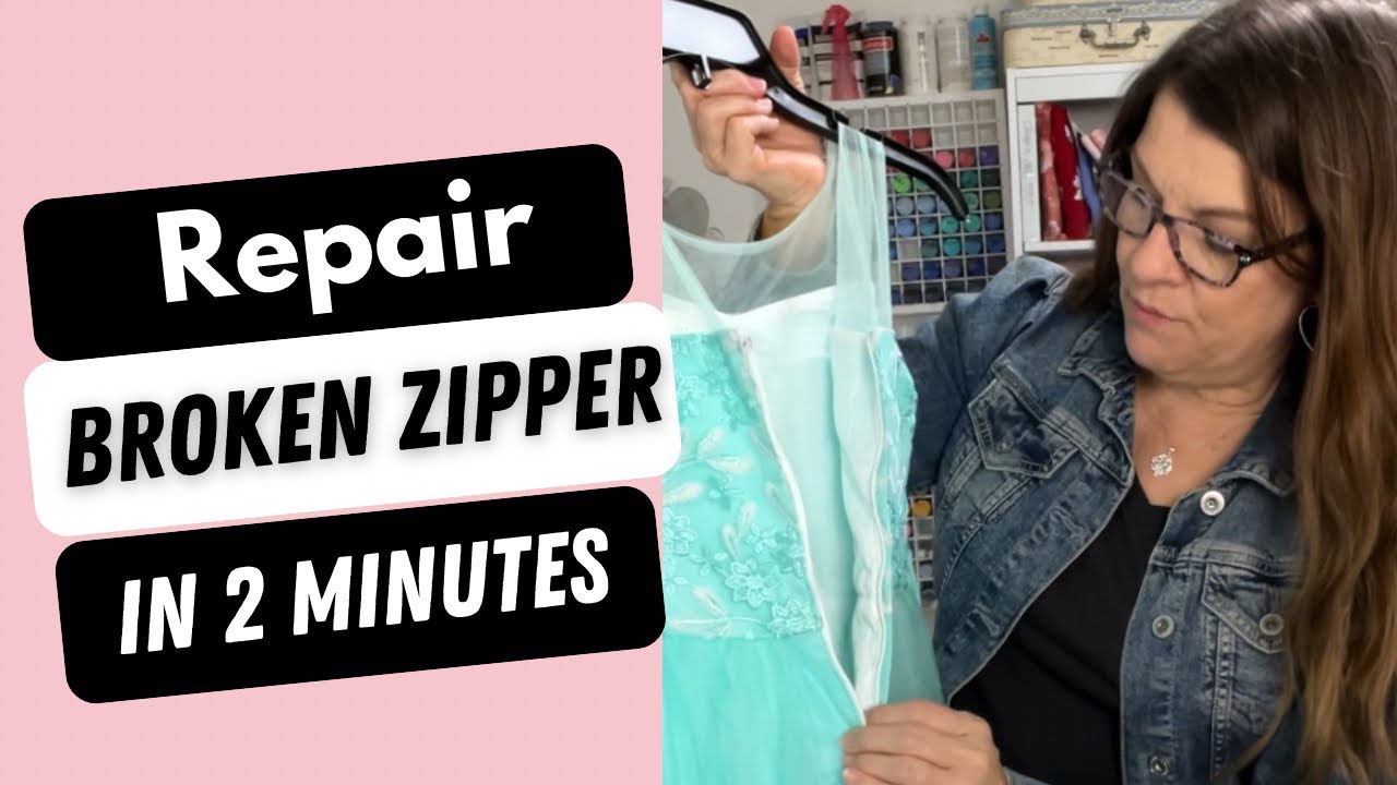 How To Fix A Separated Zipper With This Simple Trick - Oh My Creative