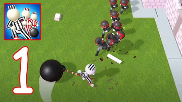 Prison Wreck‏‏‏‏‏‏‏ Gameplay Walkthrough - Part 1 (Android,IOS)