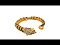 KJL By Kenneth Jay Lane Opulent Tiger Cuff Bracelet KJL By Kenneth Jay Lane Opulent Tiger Cuff Bracelet