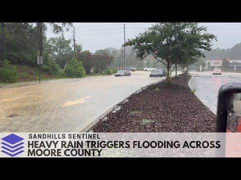 Heavy rain triggers flooding across the Sandhills in North Carolina ...
