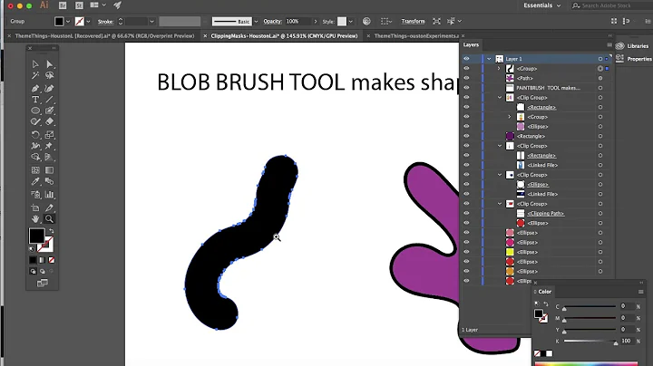 Mastering Clipping Masks: Paintbrush vs Blob Brush