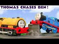 Thomas chases Ben in this fun Toy Train Story