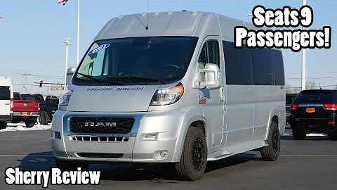 Stand Up Inside! 2021 Ram ProMaster 9 Passenger Co...