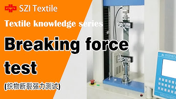 2021 Fabric breaking force test｜tensile strength｜the load-bearing capacity of the fabric