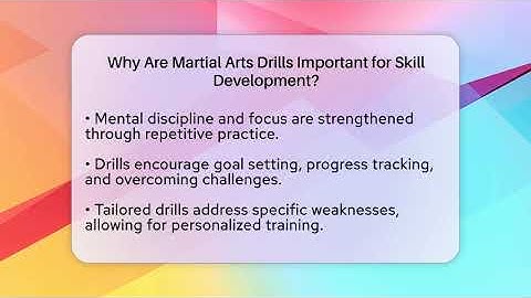 Why Are Martial Arts Drills Important for Skill Development? - Fighting Arts Lab