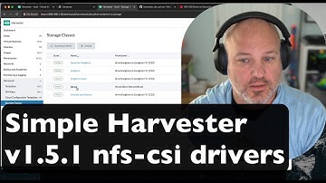 Simple Harvester v1.5.1 nfs-csi drivers