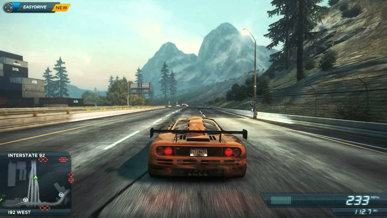 NFS Most Wanted 2012: Mclaren LM Top Speed 247mph kmh [Ultimate Speed Pack DLC] YouTube