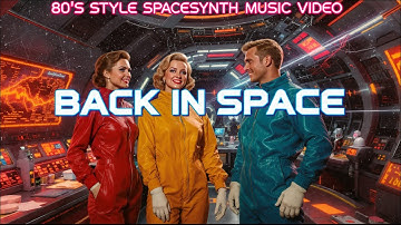 Back in Space – 80s style  Cinematic Retro sci-fi Spacesynth music video