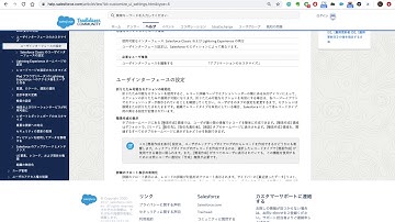 【Salesforce】ユーザインターフェースの簡易作成の有効化を紹介