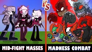 Ruv, Sarvente & Selever vs. Tricky's | Minecraft (MID-FIGHT MASSES vs. MADNESS COMBAT!)