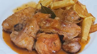 POLLO EN SALSA AL AJILLO DE MAMÁ  CON TOQUE ESPECIAL // BEATRIZ COCINA