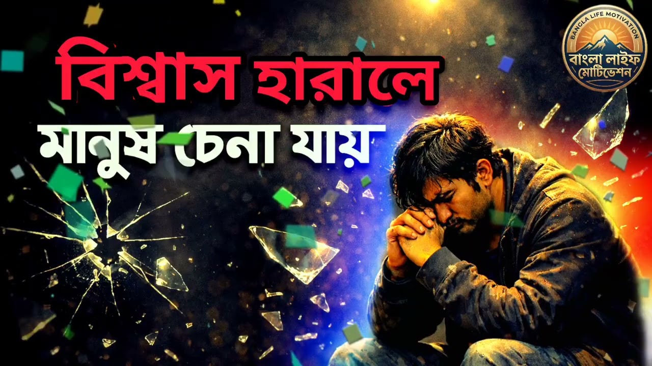 বিশ্বাস হারালে মানুষ চেনা যায় সবাই কথা বলে, কিন্তু সবাই পাশে থাকে না 