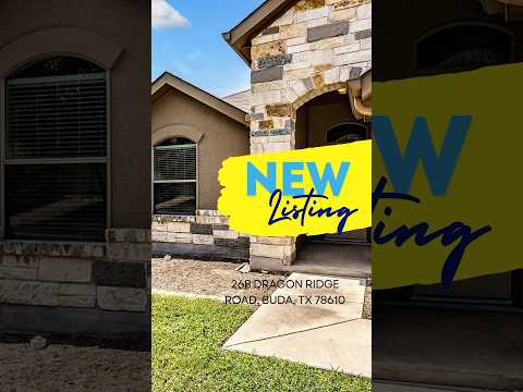268 Dragon Ridge Rd, Buda, TX home video tour