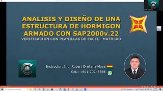 CLASE 1/4 | ANÁLISIS Y DISEÑO DE UNA ESTRUCTURA DE H°A° CON SAP 2000 V22