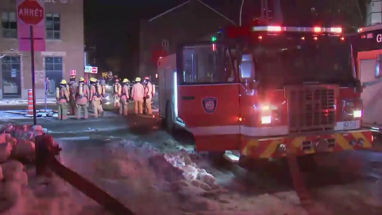 Une explosion a secoué le secteur de Griffintown, près du CentreVille
