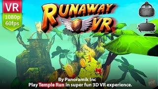 Runaway VR Play Temple Run style game in VR 3D experience with real move and jump screenshot 1