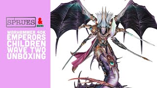 Emperors Children Wave 2 Unboxing and Revew - Plastic Fulgrim!   Warhammer 40k