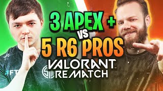TSM Apex Vs R6 in VALORANT 5v5 Civil War Rematch! (Apex Legends vs Rainbow Six Siege)