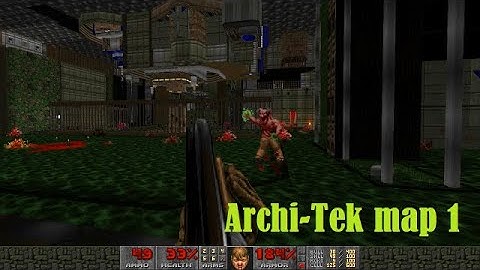 Doom 2 - first attempt of Archi-Tek by romsu89 / map 1 -- UV & Commentary