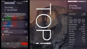 TOP Notification Center Widgets für iOS 8 & OS X Yosemite