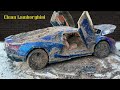 Super Clean !! Wash the Dirtiest Lamborghini,How to Cleaning Car old