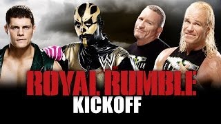 Royal Rumble 2014 Kickoff  Cody Rhodes U0026 Goldust Vs The New Age Outlaws