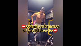 ?optimal performance of parallel exercise? new viral youtube ytshorts reels like gym shorts