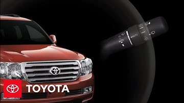 2011 Land Cruiser How-To: Variable Intermittent Windshield Wipers | Toyota