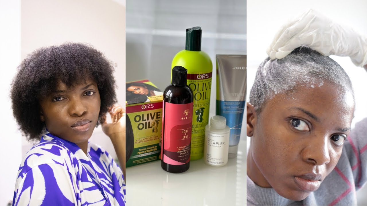 TEXLAX ROUTINE: HOW I TEXLAX MY 4C HAIR AT HOME | Texlaxed hair # ...