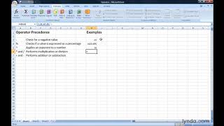 Celebrity Excel  Introducing arithmetic operators   lynda com Wealth