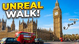UNREAL London Eye to Trafalgar Square Walk! 🌟 Epic Big Ben &amp; Westminster Tour | 4K