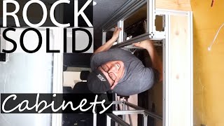 Overhead Cabinets 80/20 EXTRUDED ALUMINUM | FOUR SEASON VAN LIFE | EP.58