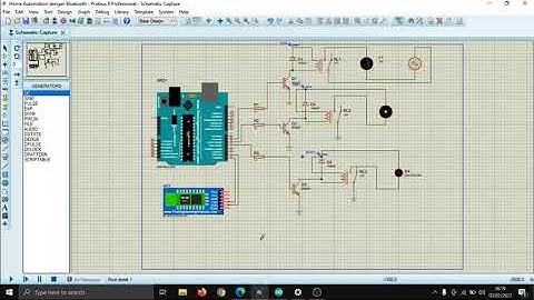 Project Proteus X Arduino Home Automation dengan Bluetooth